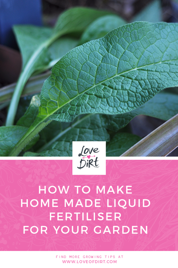 How to make home made liquid fertiliser